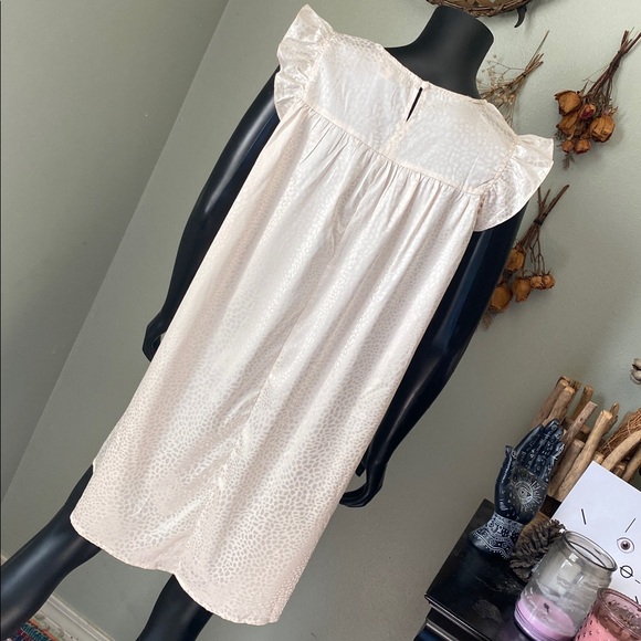 Umgee Cream Animal Print Dress with Ruffles - Picture 6 of 9